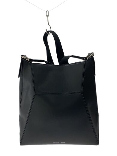 商品画像：ショルダーバッグ/レザー/BLK/無地 1