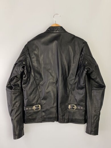 商品画像：シングルライダースジャケット/40/レザー/BLK/無地// 2