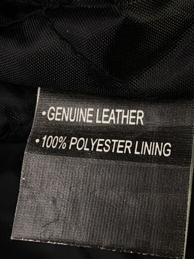 商品画像：シングルライダースジャケット/40/レザー/BLK/無地// 5