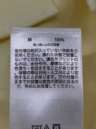商品画像：長袖シャツ/M/コットン/YLW/無地// 5
