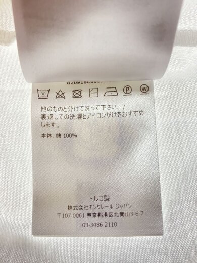 商品画像：ダブルロゴワッペン/Tシャツ/L/コットン/WHT/G20918C00038// 5