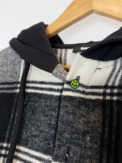 商品画像：パーカー/--/コットン/WHT/チェック 6