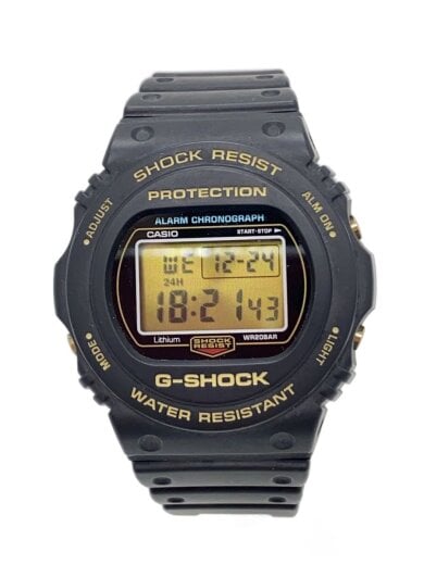 画像：CASIOクォーツ腕時計/アナログ/BLK/DW-5735D-1BJR1