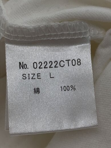 商品画像：Tシャツ/L/コットン/WHT 4
