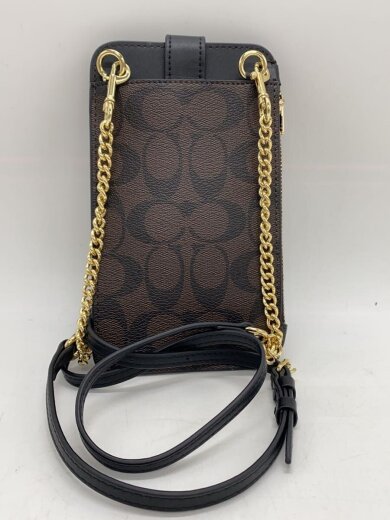 商品画像：小物/レザー/BRW/総柄/レディース/スマホショルダーバック 2