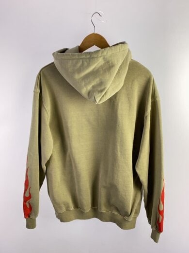 商品画像：PIGMENT DYED PEACE HOODED SWEATSHIRT/M/コットン/KHK/101233012015 2