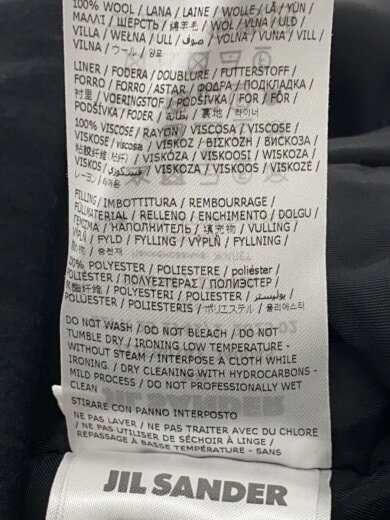 商品画像：ベスト/48/ウール/BLK/J22FB0147 J40045 5