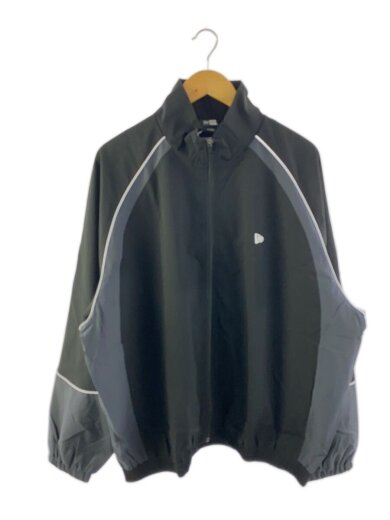 商品画像：ナイロンジャケット/LL/ポリエステル/BLK/無地 1