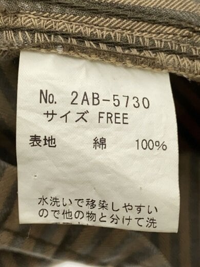 商品画像：ジャケット/FREE/コットン/KHK/ストライプ/2ab-5730 4