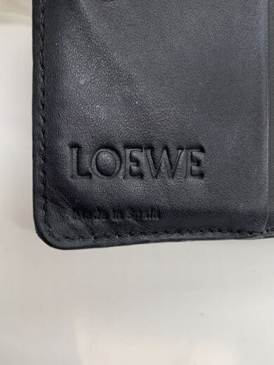 商品画像：リピート アナグラム/2つ折り財布/レザー/BLK/総柄/レディース 3