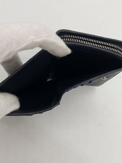 商品画像：リピート アナグラム/2つ折り財布/レザー/BLK/総柄/レディース 6