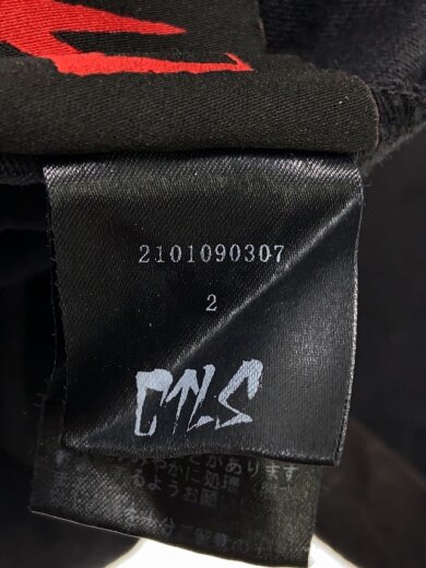 商品画像：Tシャツ/--/コットン/BLK/無地/首回り赤く色移り有り// 4