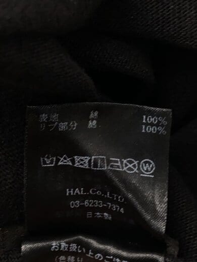 商品画像：Tシャツ/--/コットン/BLK/無地/首回り赤く色移り有り// 5