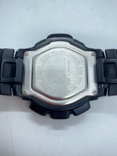 商品画像：PROTREK/ソーラー腕時計/デジタル/ラバー/BLK/BLK/PRG-270// 3