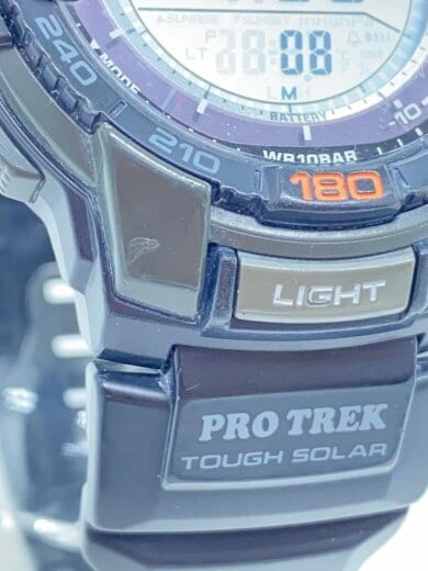 商品画像：PROTREK/ソーラー腕時計/デジタル/ラバー/BLK/BLK/PRG-270// 6