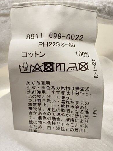 商品画像：長袖ブラウス/--/コットン/WHT/8911-699-0022// 4