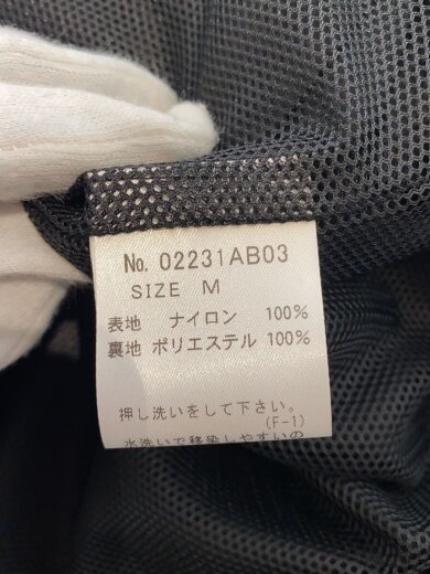 商品画像：ジャケット/M/ナイロン/BLK/無地/02231AB03 5
