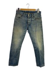 テーパードデニム/30/コットン/IDG/USA製/DAMAGED TAPERED DENIM