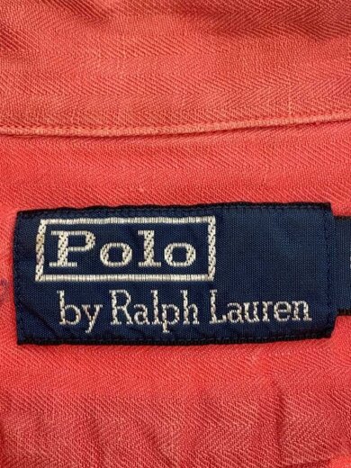 商品画像：半袖シャツ/XL/リネン/シルク混刺繍ロゴ/ポニー/PNK 3