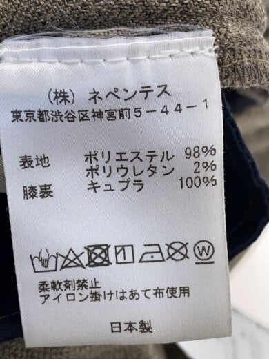 画像：Needlesスラックスパンツ/M/ポリエステル/BEG5