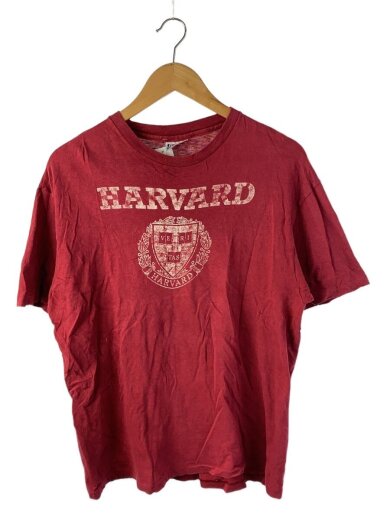 商品画像：Tシャツ/XL/コットン/ボルドー/USA製/HARVARD/シングルステッチ/80-90s 1