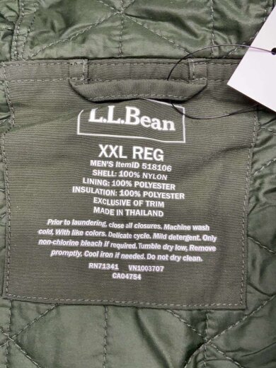 商品画像：ナイロンジャケット/XXL/ナイロン/GRN/518106 3