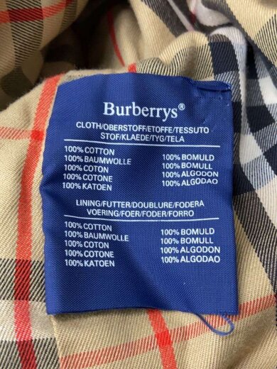 画像：BURBERRYSトレンチコート/--/コットン/GRN4