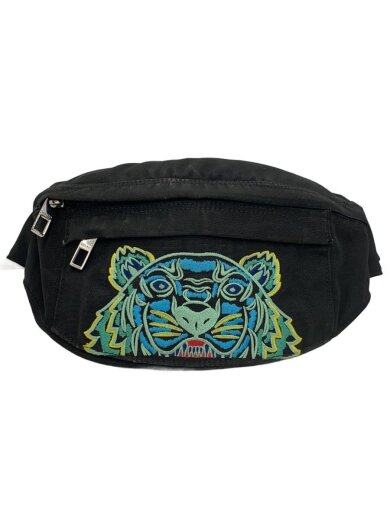 商品画像：ウエストバッグ/ナイロン/BLK/無地/DA0158 1