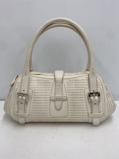 商品画像：ハンドバッグ/レザー/WHT 3