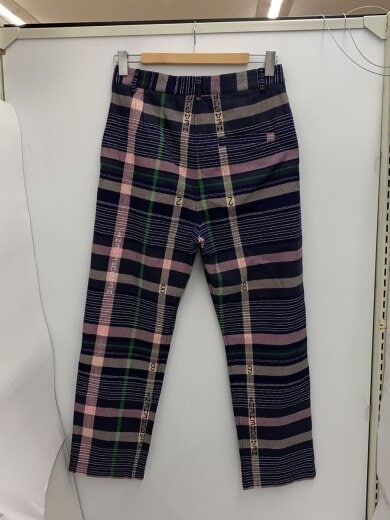 商品画像：ストレートパンツ/L/コットン/NVY/チェック 2