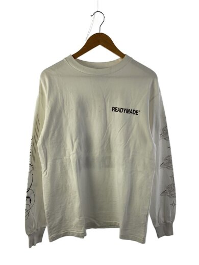 商品画像：長袖Tシャツ/M/コットン/WHT 1