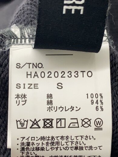 商品画像：ジップパーカー/S/コットン/GRY/HA020233TO// 5