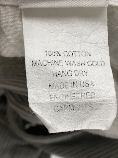 商品画像：ショップコート/M/コットン/WHT/ストライプ// 4