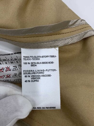 商品画像：ジャケット/38/シルク/KHK/16-09-15061 5