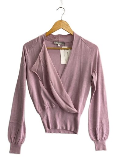 商品画像：薄手ニット/S/シルク/パープル/16-36-95479 1