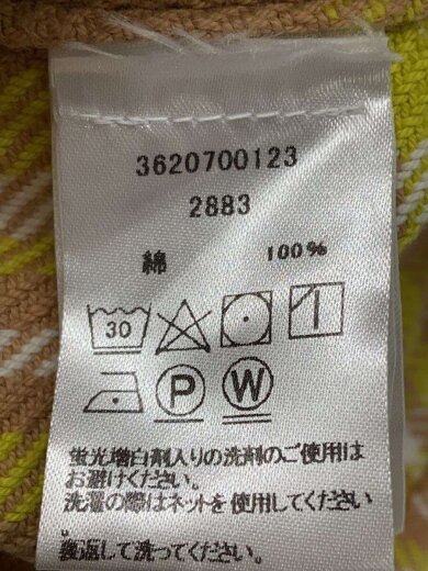 商品画像：ネルシャツ/L/コットン/YLW/チェック/3620700123// 4
