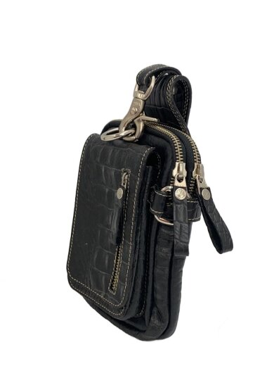 商品画像：ポーチ/レザー/BLK 2