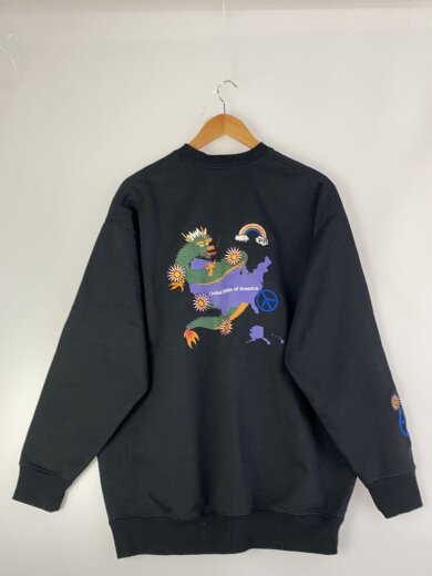 商品画像：スウェット/L/コットン/BLK/221-1263// 2