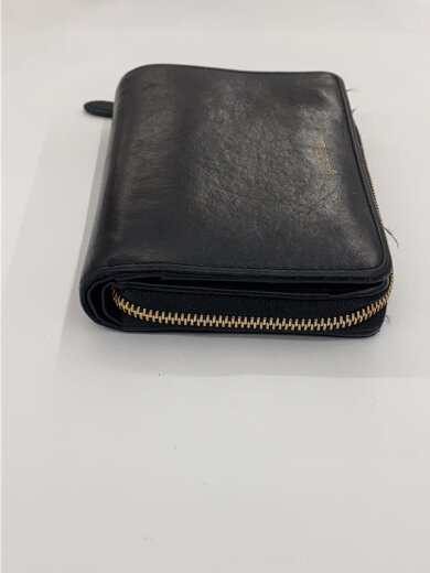 商品画像：2つ折り財布/レザー/BLK/メンズ// 5
