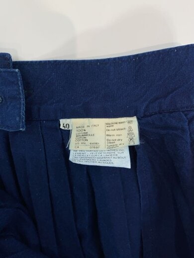 商品画像：ロングスカート/40/コットン/NVY/無地 3