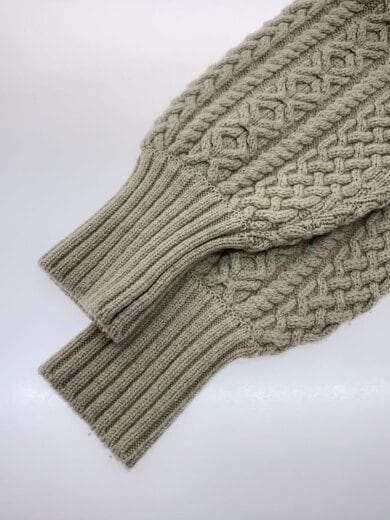 商品画像：ニット・セーター(厚手)/--/ウール/BEG/無地/23-080-922-5230-4-0 5