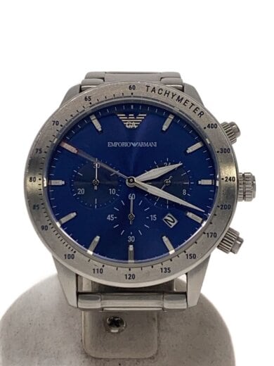 商品画像：クォーツ腕時計/アナログ/ステンレス/BLU/SLV/SS/AR-11306 1