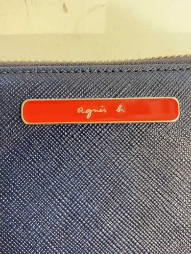 商品画像：長財布/--/NVY/無地/メンズ 3