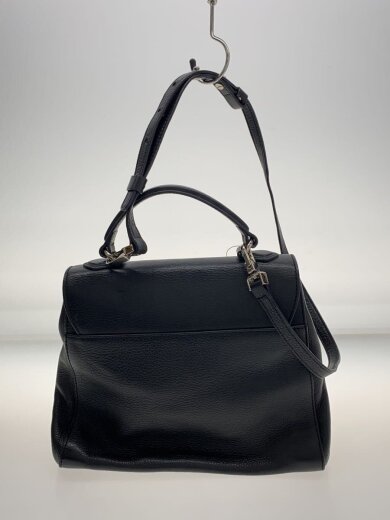 商品画像：ショルダーバッグ/レザー/BLK/無地 3