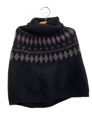 商品画像：ニット・セーター(厚手)/2/ウール/BLK 1