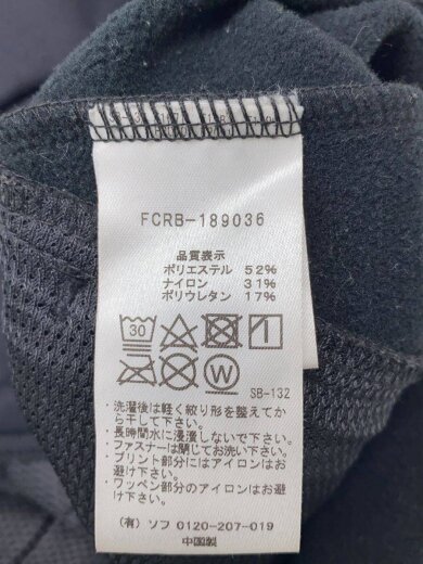 商品画像：ジップパーカー/S/ポリエステル/BLK/fcrb-189036 4