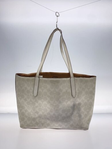 商品画像：トートバッグ/PVC/WHT/総柄/3707 3