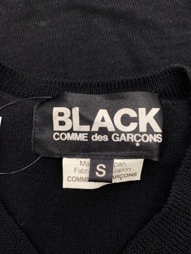 商品画像：ニット・セーター(薄手)/S/ウール/BLK/1G-N003 3