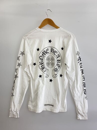 商品画像：長袖Tシャツ/M/コットン/WHT 2