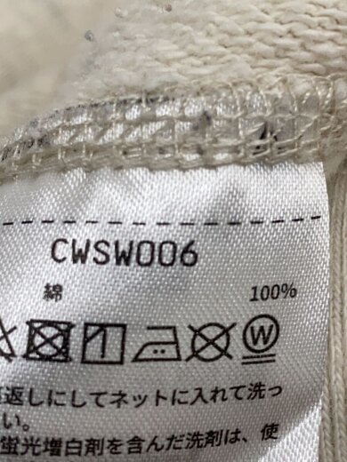 商品画像：スウェット/M/コットン/WHT/CW-W006// 4